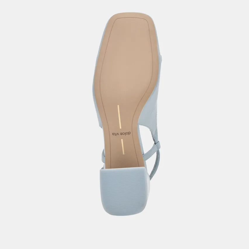 MELLI HEELS SKY BLUE CRINKLE PATENT^Dolce Vita New