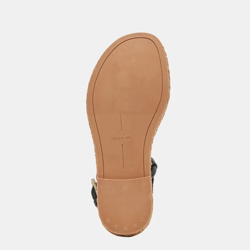 MERYL SANDALS BLACK LEATHER^Dolce Vita Discount