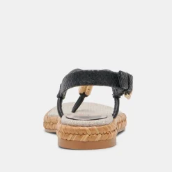 MERYL SANDALS BLACK LEATHER^Dolce Vita Discount