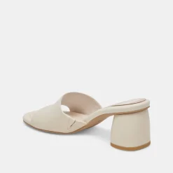 MINNY DRESS WIDE HEELS IVORY LEATHER^Dolce Vita Discount