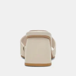 MINNY DRESS WIDE HEELS IVORY LEATHER^Dolce Vita Discount