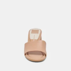 MINNY DRESS WIDE HEELS TAN LEATHER^Dolce Vita Outlet