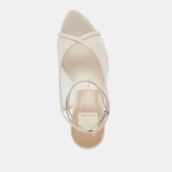 MISSY PEARL HEELS IVORY MESH^Dolce Vita Online
