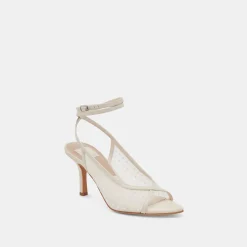 MISSY PEARL HEELS IVORY MESH^Dolce Vita Online