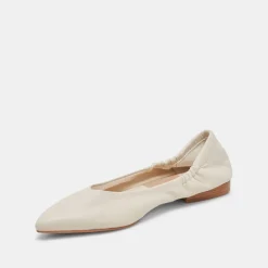 NADAV BALLET FLATS IVORY LEATHER^Dolce Vita Discount