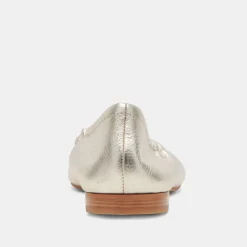 NADAV BALLET FLATS PLATINUM METALLIC LEATHER^Dolce Vita Hot