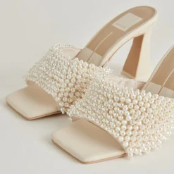 NANDY PEARL HEELS VANILLA PEARLS^Dolce Vita Clearance