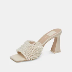 NANDY PEARL HEELS VANILLA PEARLS^Dolce Vita Clearance