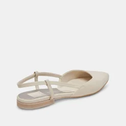 NARAH FLATS IVORY LEATHER^Dolce Vita Hot