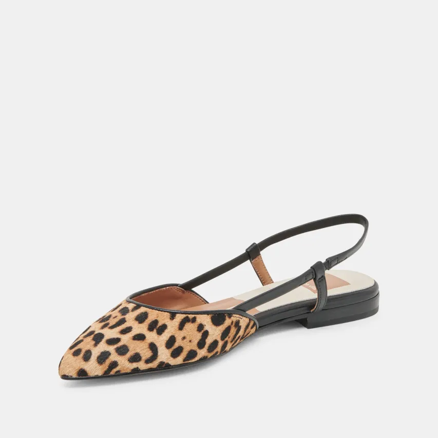 NARAH FLATS LEOPARD CALF HAIR^Dolce Vita Hot