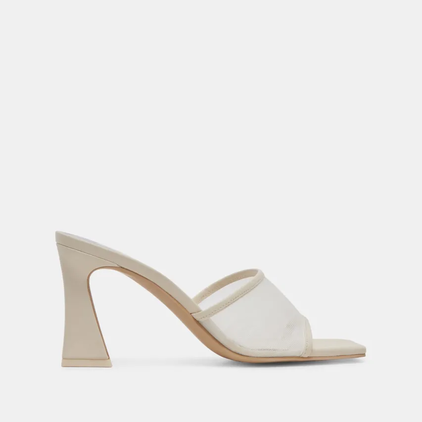NARDA HEELS IVORY MESH^Dolce Vita New
