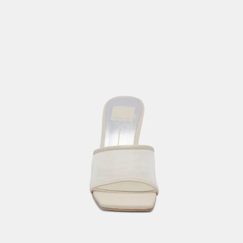 NARDA HEELS IVORY MESH^Dolce Vita New