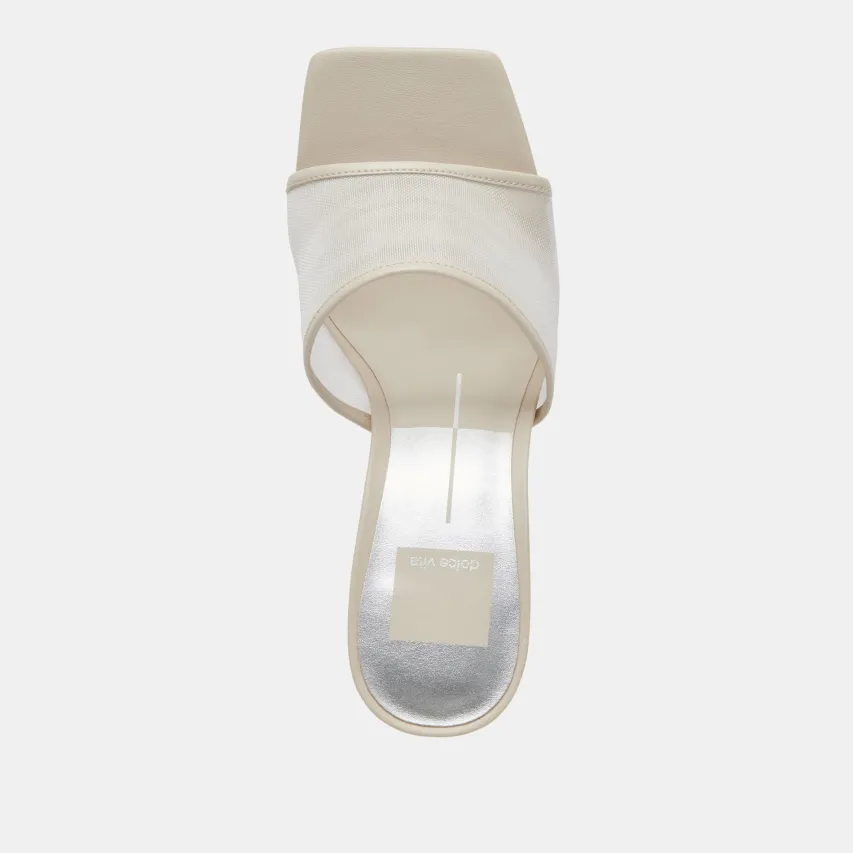 NARDA HEELS IVORY MESH^Dolce Vita New