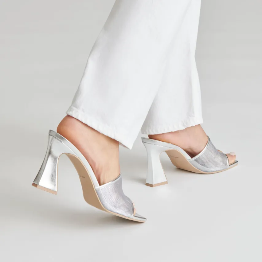 NARDA HEELS SILVER MESH^Dolce Vita Discount