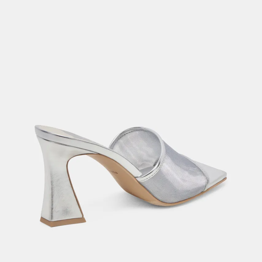 NARDA HEELS SILVER MESH^Dolce Vita Discount
