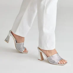 NARDA HEELS SILVER MESH^Dolce Vita Discount