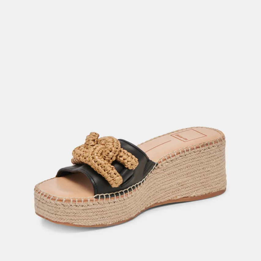 NARNIA SANDALS BLACK LEATHER^Dolce Vita Discount