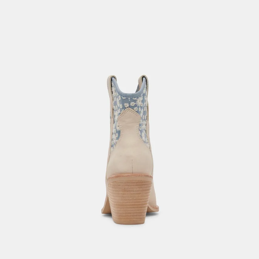 NASHE BOOTIES BLUE FLORAL NUBUCK^Dolce Vita Hot