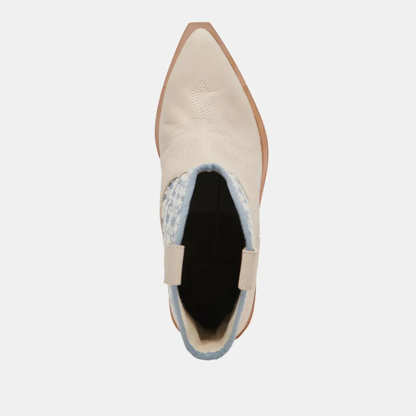 NASHE BOOTIES BLUE FLORAL NUBUCK^Dolce Vita Hot