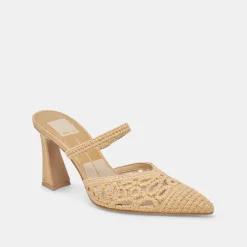 NASSAU HEELS NATURAL RAFFIA^Dolce Vita Hot