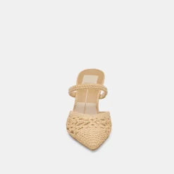 NASSAU HEELS NATURAL RAFFIA^Dolce Vita Hot
