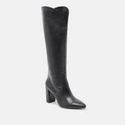 NEDI BOOTS BLACK LEATHER^Dolce Vita Outlet