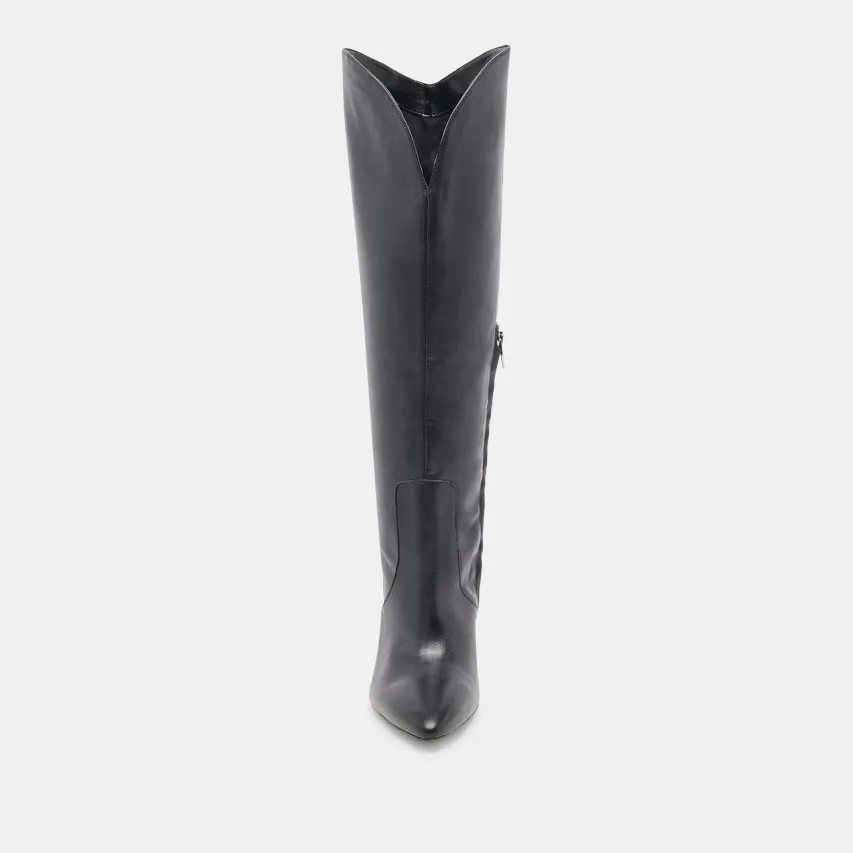NEDI BOOTS BLACK LEATHER^Dolce Vita Outlet