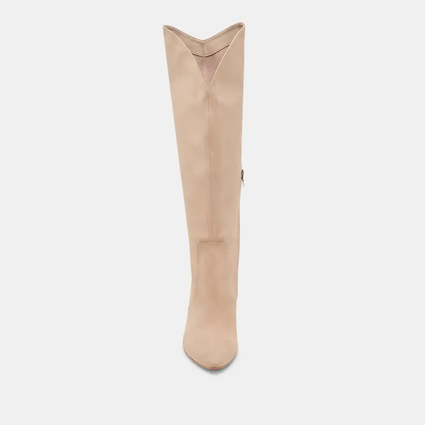 NEDI WIDE CALF BOOTS DUNE NUBUCK^Dolce Vita New