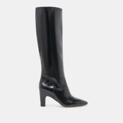 NELAS BOOTS BLACK LEATHER^Dolce Vita Online