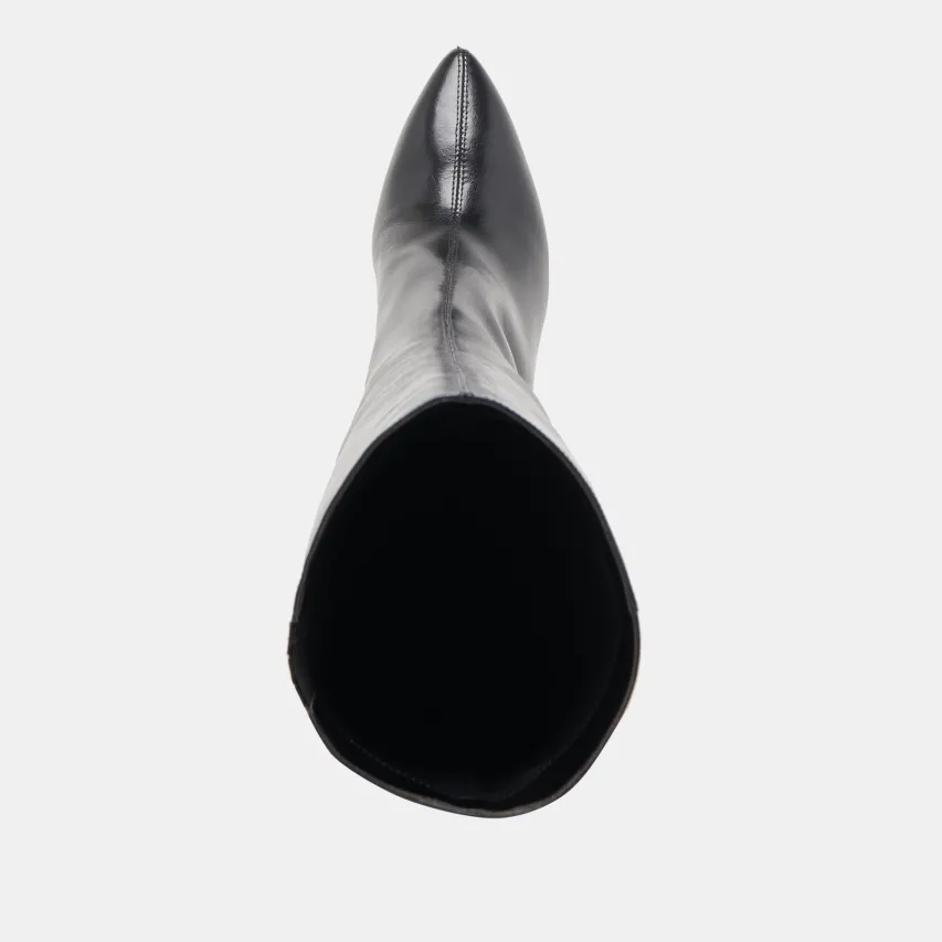 NELAS BOOTS BLACK LEATHER^Dolce Vita Online