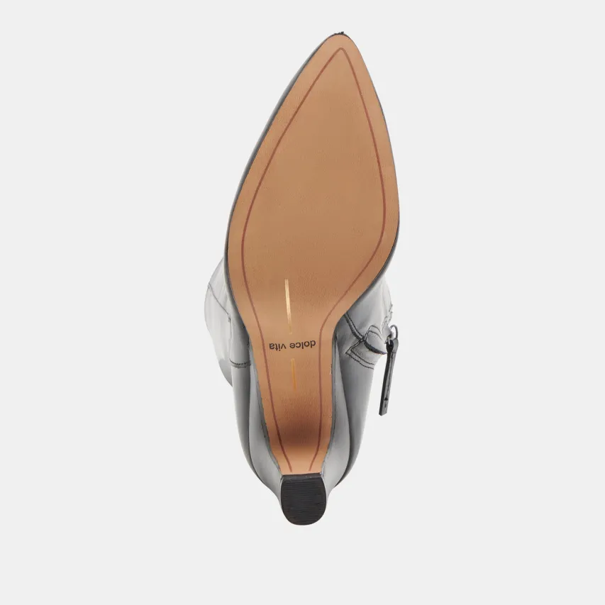NELAS BOOTS BLACK LEATHER^Dolce Vita Online
