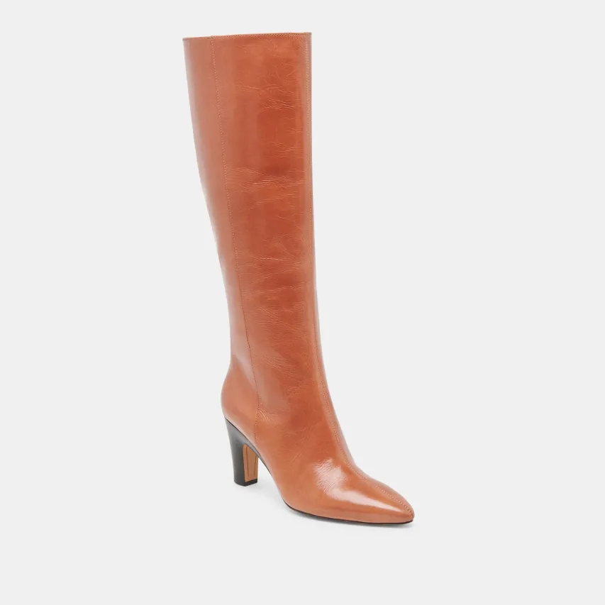 NELAS BOOTS COGNAC LEATHER^Dolce Vita Discount