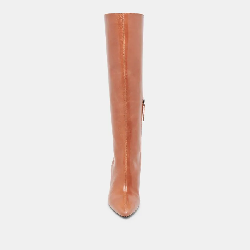 NELAS BOOTS COGNAC LEATHER^Dolce Vita Discount
