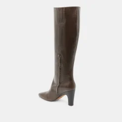 NELAS BOOTS DARK OLIVE LEATHER^Dolce Vita Best