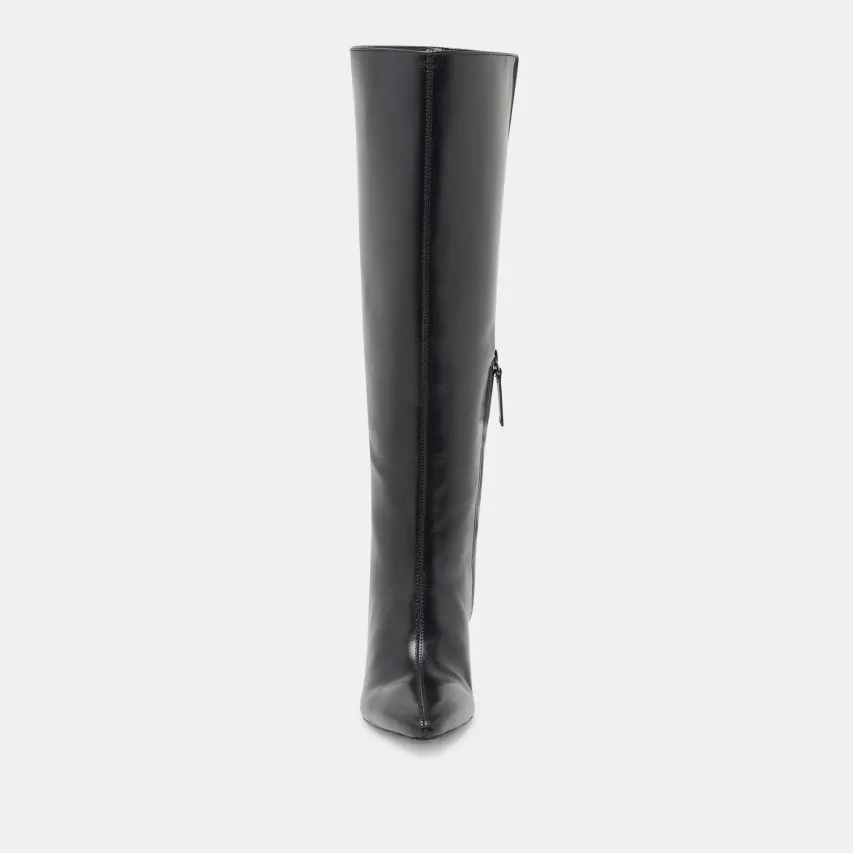 NELAS WIDE CALF BOOTS BLACK LEATHER^Dolce Vita Hot