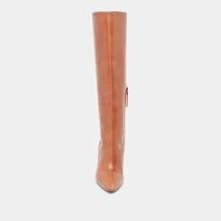 NELAS WIDE CALF BOOTS COGNAC LEATHER^Dolce Vita Sale