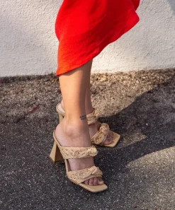 NIYAH HEELS LT NATURAL RAFFIA^Dolce Vita Fashion