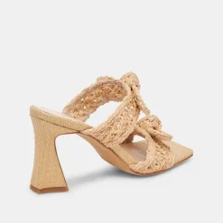NIYAH HEELS LT NATURAL RAFFIA^Dolce Vita Fashion
