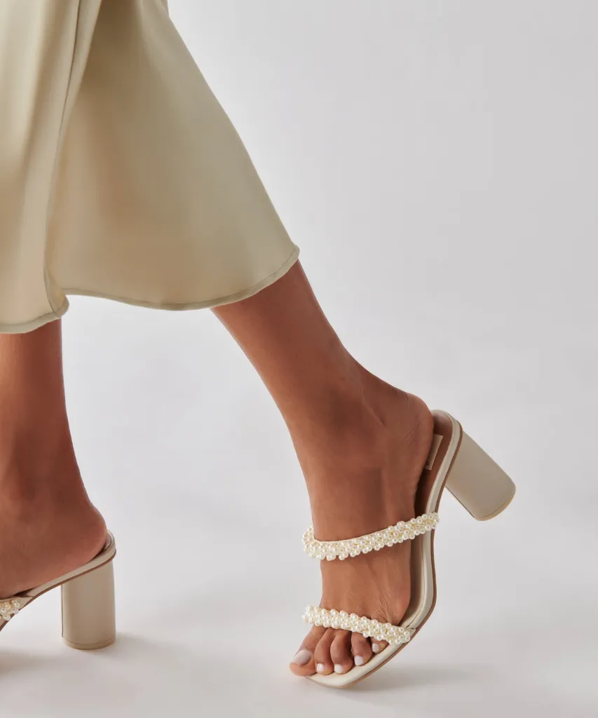 NOEL HEELS VANILLA PEARLS^Dolce Vita Online