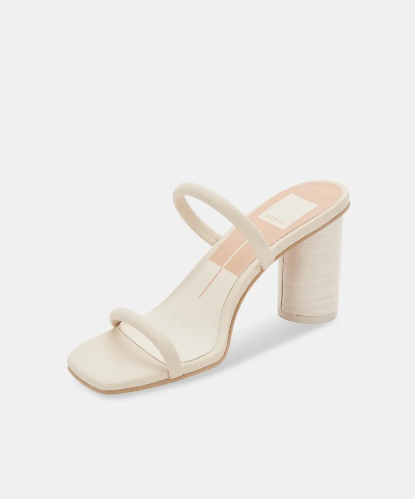 NOLES WIDE HEELS IVORY STELLA^Dolce Vita Hot