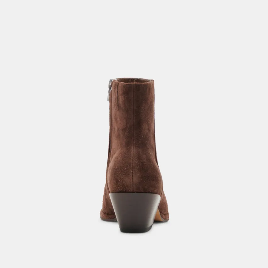 NONAH BOOTIES DK BROWN SUEDE^Dolce Vita Sale