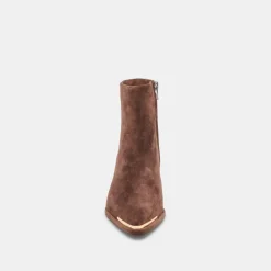 NONAH WIDE BOOTIES DK BROWN SUEDE^Dolce Vita Fashion