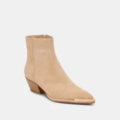 NONAH WIDE BOOTIES TAN SUEDE^Dolce Vita Clearance