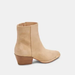 NONAH WIDE BOOTIES TAN SUEDE^Dolce Vita Clearance