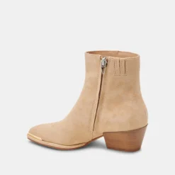 NONAH WIDE BOOTIES TAN SUEDE^Dolce Vita Clearance