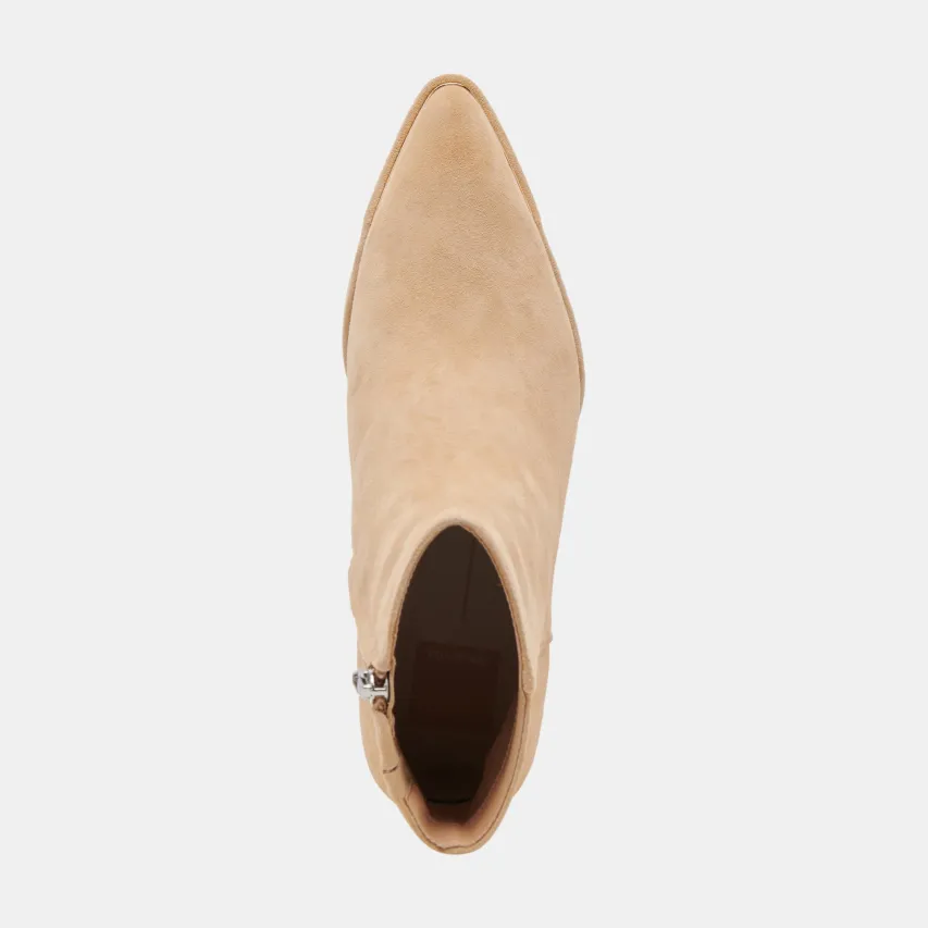 NONAH WIDE BOOTIES TAN SUEDE^Dolce Vita Clearance