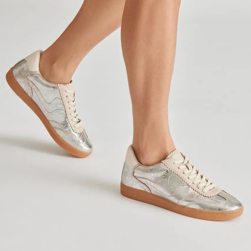 NOTICE SNEAKERS SILVER DISTRESSED LEATHER^Dolce Vita Sale
