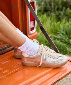 NOTICE SNEAKERS SILVER DISTRESSED LEATHER^Dolce Vita Sale