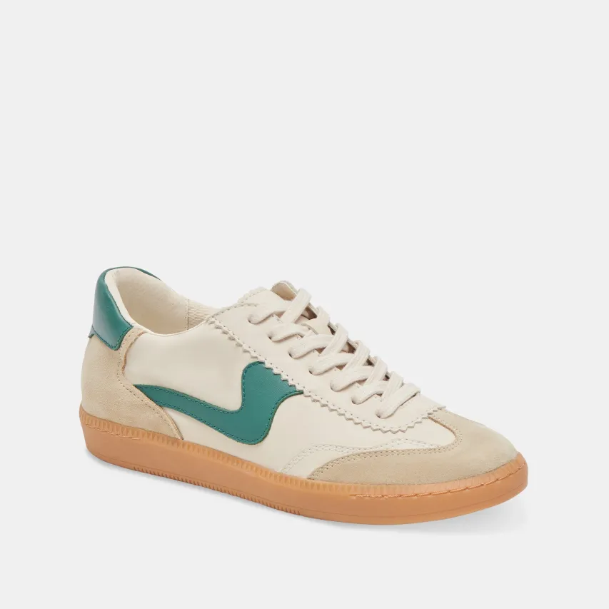 NOTICE SNEAKERS WHITE GREEN LEATHER^Dolce Vita Hot