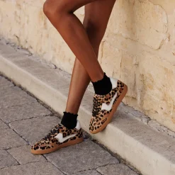 NOTICE STITCH SNEAKERS DK LEOPARD CALF HAIR^Dolce Vita Outlet